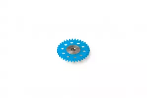 SIGS1834-LPL 34d. Sidewinder Spur Gear ø18mm. in Plastic for 2.38mm Axle and M2 Screw SIGS1834-LPL 34d. Sidewinder Spur Gear ø18mm. in Plastic for 2.38mm Axle and M2 Screw