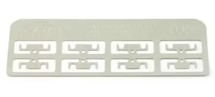 RS-213HA Photo etched spacers for axles H 0.15mm 4 x front & rear RS-213HA Photo etched spacers for axles H 0.15mm 4 x front & rear