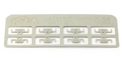 RS-213HB Photo etched spacers for axles H 0.25mm 4 x front & rear RS-213HB Photo etched spacers for axles H 0.25mm 4 x front & rear