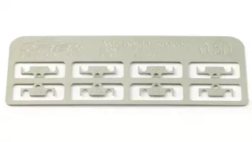 RS-213HC Photo etched spacers for axles H 0.50 mm 4 x front & rear RS-213HC Photo etched spacers for axles H 0.50 mm 4 x front & rear