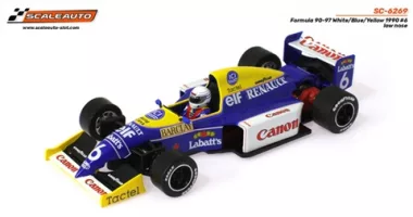 SC-6269 1/32 Formula 90-97 1990 #6 blue/white/yellow FW13b SC-6269 1/32 Formula 90-97 1990 #6 blue/white/yellow FW13b