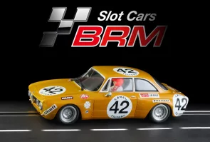 BRM185 ALFA GTAM AUTODELTA #42 3rd 24H SPA 1971 HEZEMANS/FACETTI assembled with aluminum chassis – front CAMBER system BRM185 ALFA GTAM AUTODELTA #42 3rd 24H SPA 1971 HEZEMANS/FACETTI assembled with aluminum chassis – front CAMBER system