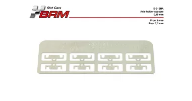 S-013HA Photo Etched spacers for axle adjustment 0.15mm S-013HA Photo Etched spacers for axle adjustment 0.15mm
