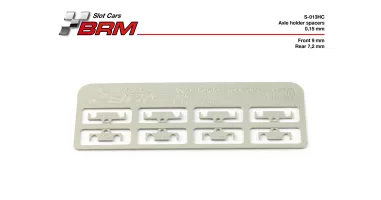 S-013HC Photo Etched spacers for axle adjustment 0.50mm S-013HC Photo Etched spacers for axle adjustment 0.50mm