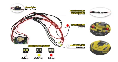 DS-0127 Universal Light Kit with Brake Lights DS-0127 Universal Light Kit with Brake Lights