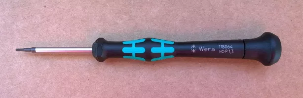 Wera 118064 1.3mm Allen Hex Driver Wera 118064 1.3mm Allen Hex Driver