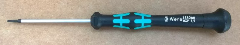 Wera 118066 1.5mm Allen Hex Driver Wera 118066 1.5mm Allen Hex Driver
