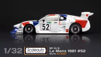 SC-6027R 'Wurth' BMW M1 Gr.5 #52 AW SC-6027R 'Wurth' BMW M1 Gr.5 #52 AW