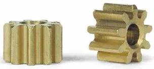 S-030 BRM 9T brass pinion (2) S-030 BRM 9T brass pinion (2)