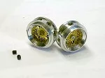 S-101 BRM 1/32 aluminum wheels type "BBS gold" (front/rear 1 pr) S-101 BRM 1/32 aluminum wheels type "BBS gold" (front/rear 1 pr)