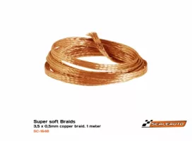 SC-1648 Copper braid 3,5x0,5mm 1m Super-Soft SC-1648 Copper braid 3,5x0,5mm 1m Super-Soft