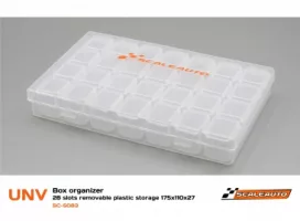 SC-5083 28 slot storage container 175 x 110 x 27mm SC-5083 28 slot storage container 175 x 110 x 27mm