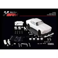 S-401C CAPRI Full white body kit with lexan cockpit + wheel inserts S-401C CAPRI Full white body kit with lexan cockpit + wheel inserts