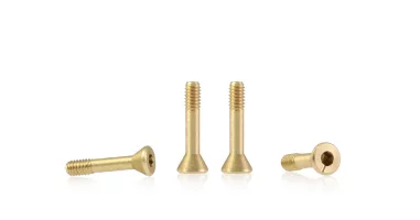 S-134A2 Metric brass screw “extra small” sink head 3.8mm x 9.2mm – LONG (x6) S-134A2 Metric brass screw “extra small” sink head 3.8mm x 9.2mm – LONG (x6)