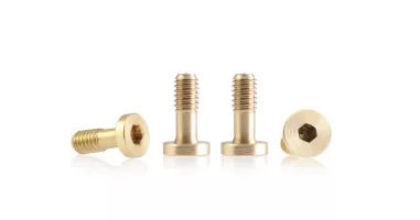 S-134B1 Metric brass screw “extra small” M2 flat head 3.8mm x 6.5mm – (x6) S-134B1 Metric brass screw “extra small” M2 flat head 3.8mm x 6.5mm – (x6)