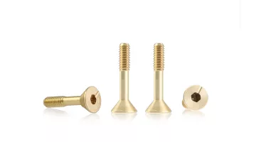 S-137C1 Suspension brass screw M2 sink head 4.0mm x 9.5mm – SHORT (x4) S-137C1 Suspension brass screw M2 sink head 4.0mm x 9.5mm – SHORT (x4)