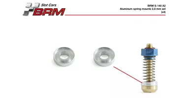 S-140A2 Aluminum spring mounts 2.8mm set (x4) S-140A2 Aluminum spring mounts 2.8mm set (x4)