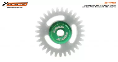 SC-1171BR N Anglewinder Gear 31 th M50 for 2.38mm axle diam 17mm Reverse with M2.5 set screw SC-1171BR N Anglewinder Gear 31 th M50 for 2.38mm axle diam 17mm Reverse with M2.5 set screw
