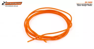 SC-1650 Silicon extraflexible Wire 1,5mm -Orange- 1 Meter. SC-1650 Silicon extraflexible Wire 1,5mm -Orange- 1 Meter.