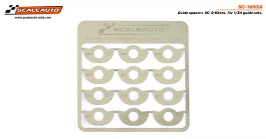 SC-1653A GUIDE SPACERS 0.10MM FOR 1:24 SCALE GUIDES SC-1653A GUIDE SPACERS 0.10MM FOR 1:24 SCALE GUIDES