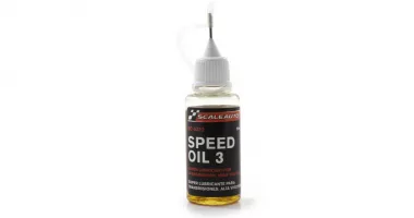 SC-5312 Speed Oil-3 for Transmissions. Very High Viscosity. 20 ml. Honey Color. Includes anti friction and super-slippery SC-5312 Speed Oil-3 for Transmissions. Very High Viscosity. 20 ml. Honey Color. Includes anti friction and super-slippery