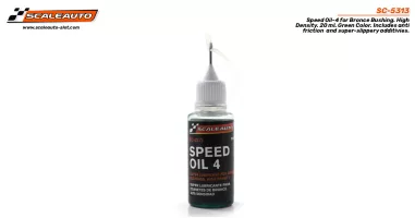 SC-5313 Speed Oil-4 for Bronce Bushing. High Density. 20 ml. Green Color. Inc anti friction & super-slippery additivies. SC-5313 Speed Oil-4 for Bronce Bushing. High Density. 20 ml. Green Color. Inc anti friction & super-slippery additivies.