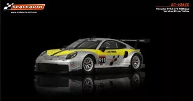 SC-6243C P 911.2 GT3 RSR Cup Version Silver/Yellow SC-6243C P 911.2 GT3 RSR Cup Version Silver/Yellow