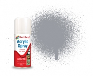 AD6064 Humbrol Spray Paint GREY MATT 64 (Acrylic)