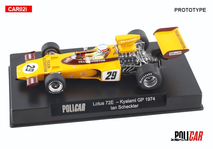 CAR02i Lotus 72E #29 South African Grand Prix 1974 Ian Scheckter