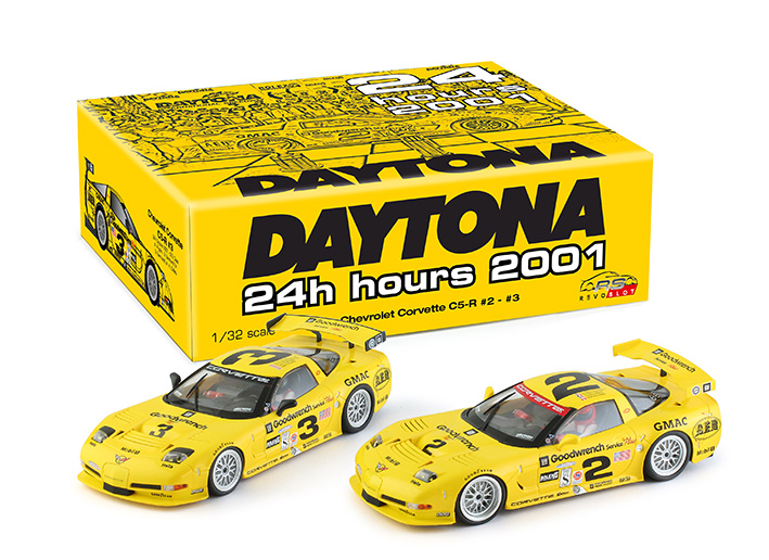 RS0217 Corvette C5R Daytona 2001 Twin Pack # 2 & #3