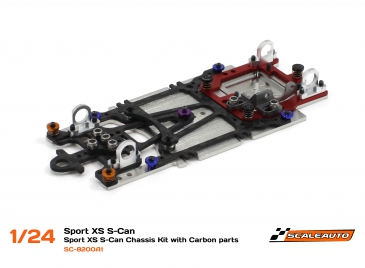 SC-8200a 1:24 Sport XS S-Can Chassis Kit 1.5 mm Steel Base