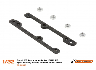 SC-8234a Sport XS body mounts for BRM R8 in Carbon