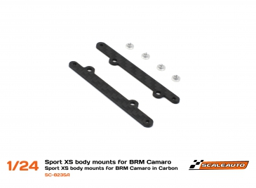 SC-8235a Sport XS body mounts for BRM Camaro in Carbon