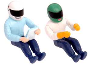 97-B225 Driver and co-driver figures