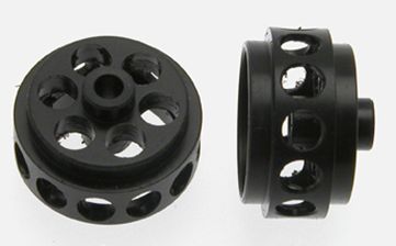 MSC-2270b Nylon Wheels (2) 16x8mm for 3/32 Axle
