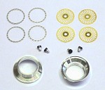 S-018 BRM Wheel Inserts "BBS Gold" (Front & rear set of 4)