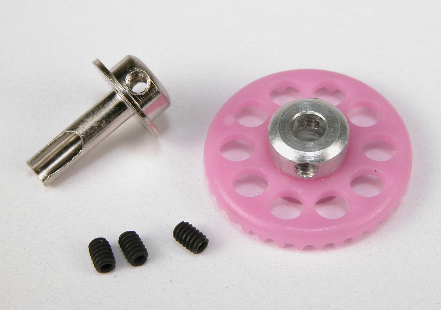 SC-1104 Nylon crown Gear 34t. M50 with 2xM2 screws for 3mm. Axle