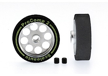 SC-2632 Scaleauto ProComp-2  Wheel/Tire Combo 3mm axles