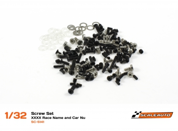 SC-5141  Screw Set #1 (for 1/24 scale cars)