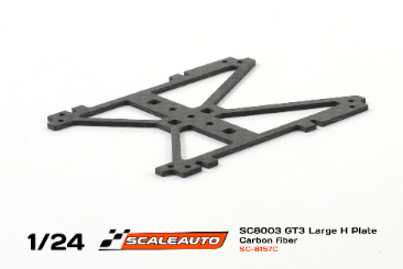 SC-8157c  8003 H plate, 1.2mm. Long. Carbon fiber