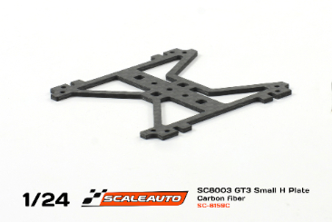 SC-8159c  8003 H plate 1.2mm. SHORT.  Carbon fiber