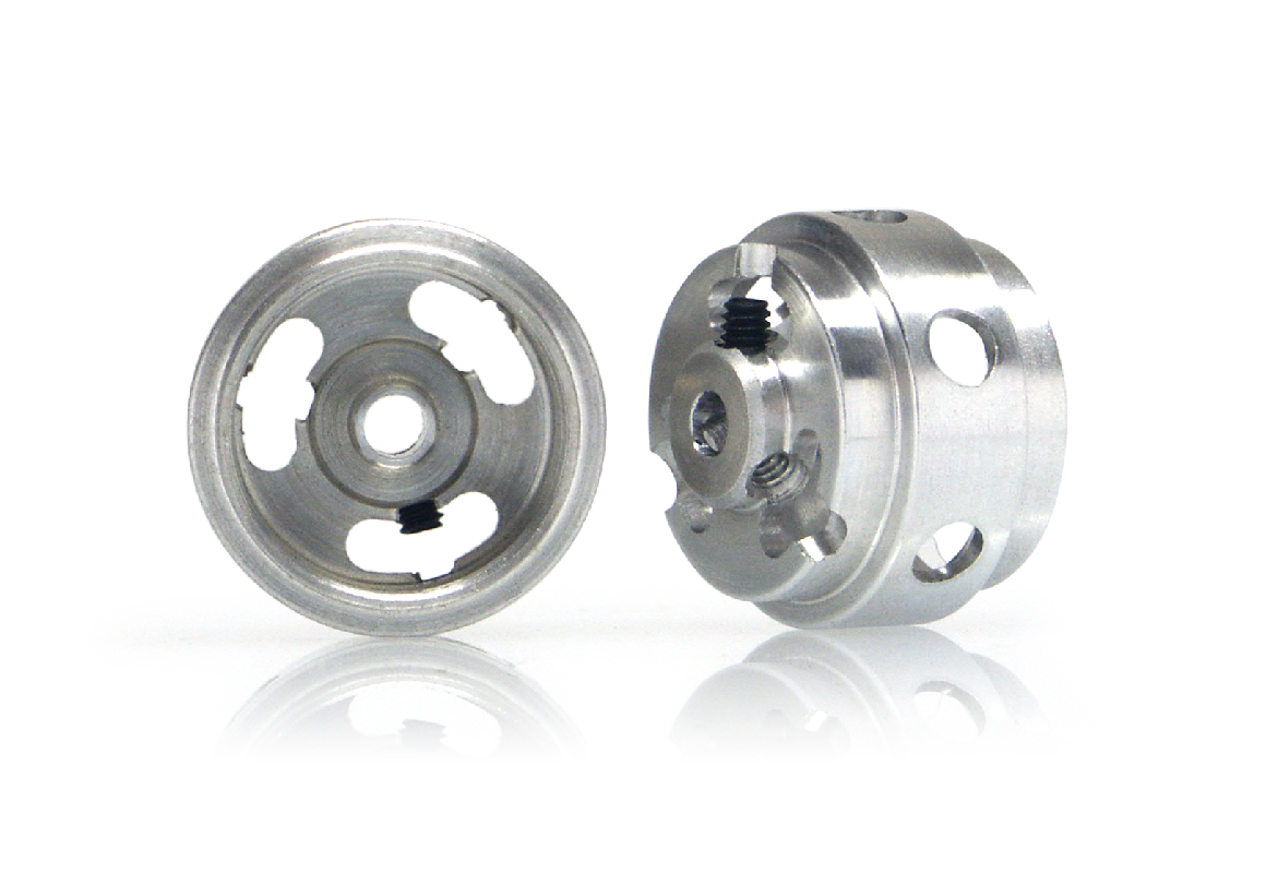 W15810215M Magnesium 15x10x1.5mm hollow wheels, M2 grub, 0.9g